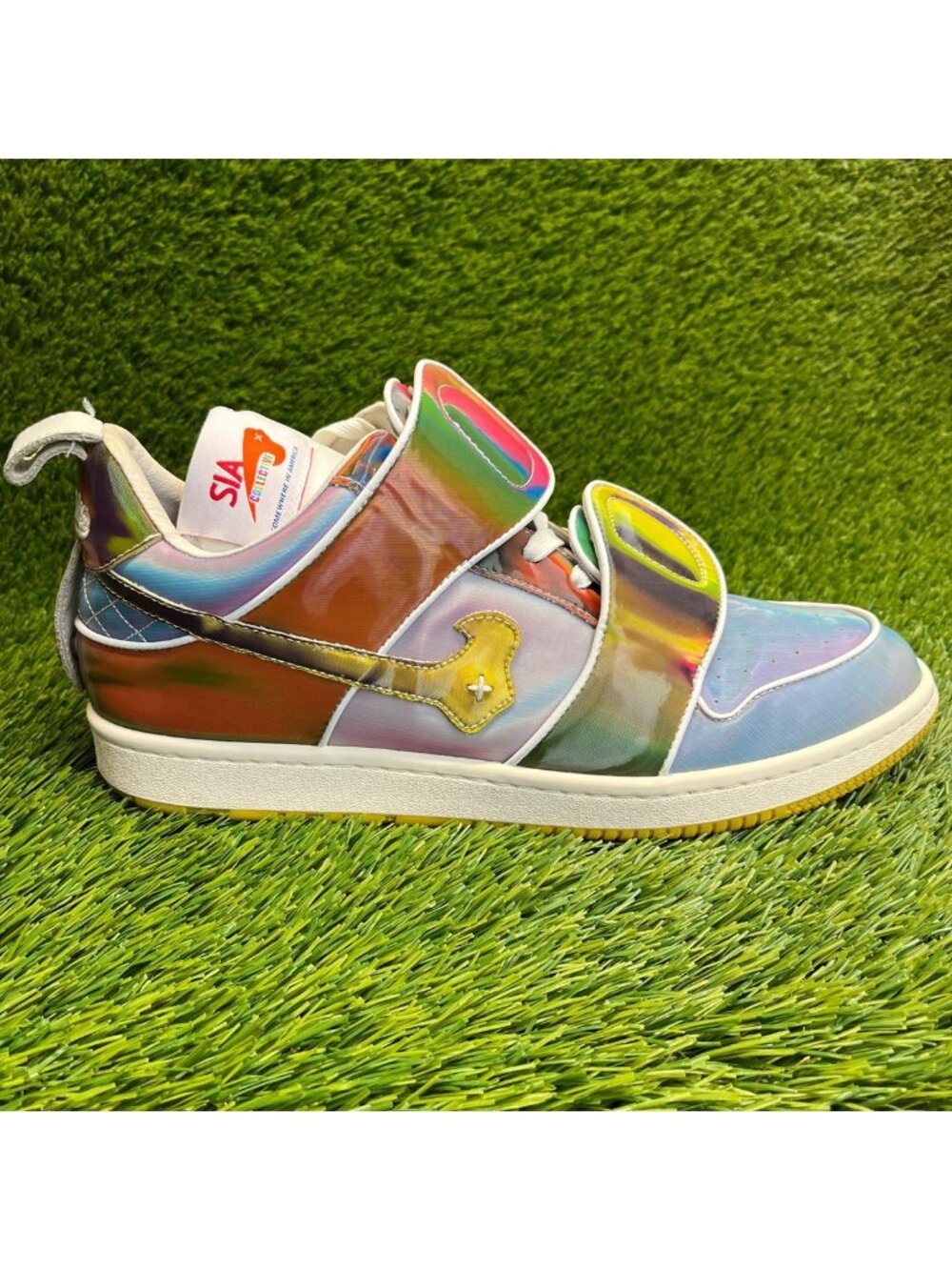 Sia Collective Vultr SK8 McFly Mens Size 12 Blue Pink Athletic Shoes Sneakers